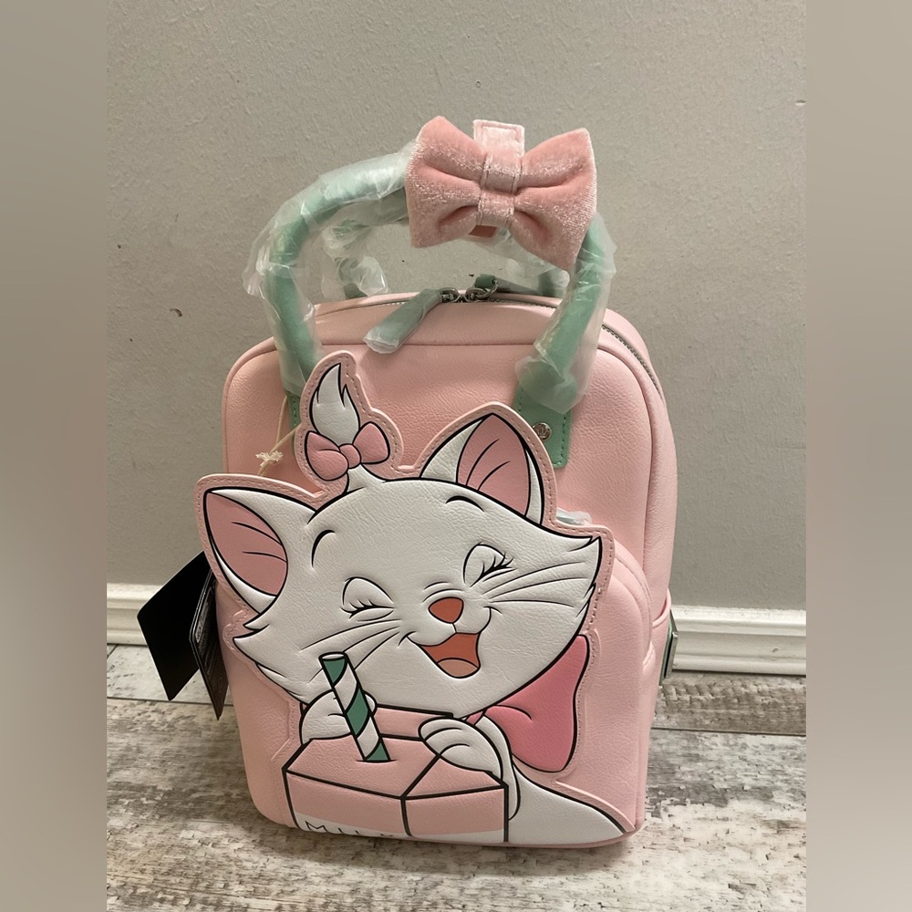 NWT Loungefly Marie aristocrats Milk Backpack